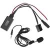 Terisass Adattatore Bluetooth Aux Adattatore 12 Pin Cavo o Musicale con Microfono Adatto per X3 X5 Z4 E83 E85 E86 E39 E53