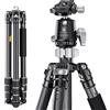 K&F CONCEPT Treppiede Fotocamera in Carbonio, Cavalletto Fotografico (X284C4+BH-36, 170cm/16kg/Carbonio)