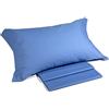 Caleffi - Completo Letto Matrimoniale con Lenzuola Matrimoniali Cotone 100% 240x285, Lenzuolo con Angoli Matrimoniale Coprimaterasso Sotto 180x200 per Materasso Alto 28cm, 2 Federe Cuscino Letto 50x80