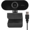 ciciglow Webcam 1080P, Videocamera Web USB Videocamera per Computer HD con Angolazione Regolabile con Microfono Webcam Desktop per PC Portatile per Videochiamate(nero)