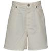 Please Short Bambina in Jeans Panna