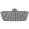 Cecotec 3 Pezzi Stampi in Silicone Circolari per Friggitrice ad Aria Cecofry Bucket Pack Accessories. 22x6cm, Alta Qualità, Senza BPA, 160g ciascuno, Riutilizzabile, Temperature -40°C a +250°C