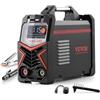 VEVOR Saldatrice TIG da 140 A e Ampio Display LED - TIG a Impulsi CC/MMA a Impulsi CC/TIG/MMA Lift (Stick), Saldatrice a Doppia Tensione 110 e 220 V con Controllo Inverter IGBT Hot Start