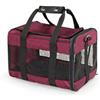 CAMON TRASPORTINO TESSUTO SMALL 36 X 28 X 28 CM BORDEAUX CA637/A