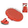 CAMON SPAZZOLA OVALE IN PLASTICA DA PALMO PUNTE RICOPERTE 13 X 9 CM B856