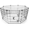 CAMON RECINTI PIEGHEVOLI PER CANI IN ACCIAIO 8 PANNELLI DA CM 60 X 76 H C170/1