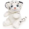 Uni-Toys - Tigre bianca Plushie - 16 cm (altezza) - Peluche, peluche