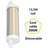 Bot Lighting S.r.l. R7s Lampadina Lineare Decentrata Dimmerabile led 15,5w Luce Calda 3000k bot