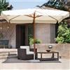 Greenwood Ombrellone 3x2 Palo Centrale De Lux 4001 6 stecche di Greenwood