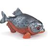 Papo - Statuina Piranha Realistica Giocattolo per Bambini - 3 Anni + - Collezione Acqua Dolce - Gioco Educativo Pesci Selvatici - Idea Regalo Giocattolo Bambina Bambino - 6.6 Cm X 3.2 Cm X 4 Cm