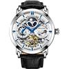 Stuhrling Original Skeleton Orologio da uomo automatico con cinturino in pelle 371.01