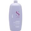 Alfaparf Semi di Lino Smoothing Low Shampoo 1000ml - Shampoo Lisciante per Capelli Crespi