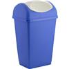 Axentia, 15 L, Blu 235676-Pattumiera con Coperchio Basculante, Colore
