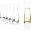 Stölzle Lausitz Caraffa Universale 6 x 250 ml - Elegante mini caraffa in cristallo senza piombo per acqua succhi latte o liquori - Lavabile in lavastoviglie - Prodotto in Germania