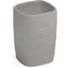 Gedy Portaspazzolino Gedy in ceramica grigia | Kelly