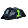 High Peak Paros 5, Tenda Unisex-Adulto, Grigio Scuro/Verde, 480 x 300 x 200/185 cm