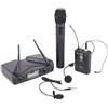 Proel EIKON WM700DKIT - Sistema microfonico Wireless con Ricevente + Bodypack + Archetto + Palmare + Pulce, Nero