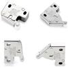 BASKE 4 pz. Meccanismi push pull modello mini Latch - originali BASKE - clic clac per botole e sportelli di ispezione - scrocco a molla (4 pz.)