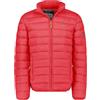 Geographical Norway Amigolor Men Basic - Giacca Uomo Pile Sottile Zip - Giacca Calda L'Autunno Inverno Primavera - Maglione Pelliccia Maniche Lunghe - Morbido Comfort All'Aperto (Rosso XL)