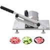 Generic Affettatrice Casa - Affettatrice Elettrica Professionale, Taglio Versatile, Piedini Antiscivolo | Taglierina in acciaio inox con spessore di taglio regolabile, alimenti ecc