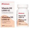 Redcare Vitamina D3 1000 I.E. 200 pz Compresse