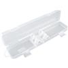 OriGlam Custodia Trasparente per Stoviglie, Scatola Portatile per Posate, Contenitore Organizzatore Trasparente per Posate per Cucchiai Forchette Bacchette per Viaggi Campeggio Picnic (A)