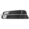 A ABSOPRO Griglia Fendinebbia Anteriore Sinistra per Audi A6 C7 15-18 1Pc | Nero, Argento Tono, ABS, Anteriore Sinistra, 54.5x15cm, 4G0807681AN, Proteggi Luci Fendinebbia, Decorazione Auto