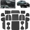 BSTW Compatibile con Honda HR-V III 2022 2023 2024 2025 Tappetini Antiscivolo per Honda HRV Hybrid Tappetini in Gomma per Console Centrale, Porta Bicchieri, Scanalatura Porta (Nero)