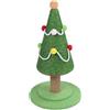 Fockety Albero di Natale Tiragraffi per Gatti, Alto con Corda in Sisal, Decorazioni Natalizie Naturale Giocattoli (Medio: 30 X 47 cm/11,8)