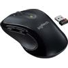 Logitech M510 Mouse Wireless, 2,4 GHz con ricevitore USB Unifying, 1000 DPI con tracciamento laser, 7 tasti, 24 mesi di durata della batteria, PC / Mac / Laptop / Chromebook, Nero