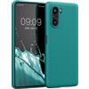 kwmobile Custodia Compatibile con Xiaomi Mi 11i / Poco F3 Cover - Back Case per Smartphone in Silicone TPU - Protezione Gommata - petrolio matt