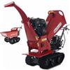 GeoTech-Pro BMS155 LE - Biotrituratore semovente a cingoli su motocarriola - motore 6,5/15 HP - cassone Dumper