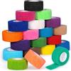 JEDWKFA 20 Rotoli Benda Elastica Coesiva, 2.5cmx4.5m, Benda Elastica Autoadesiva, Garza Autoadesiva, Bende Elastiche per Bendaggi, Tape Sportivo, per Mani, Piedi, Ginocchia, Braccia