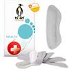 biped HEALTH 4 paia di supporti per tallone antiscivolo - aiuto rapido con scarpe troppo grandi e tappi per tallone duri - tallone autoadesivo in morbida pelle di velluto z2392