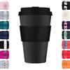 Ecoffee Cup 14oz 400ml Ecoffee Cup Riutilizzabile Eco-Friendly 100% a base vegetale tazza di caffè con coperchio e manica in silicone - Tazza da viaggio senza melamina, Kerr and Napier