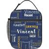 Naispanda Borsa Porta Pranzo Personalizzabile con Foto e Scritte, Portatile Borsa Termica Pranzo al Sacco con Rivestimento Isolante a Prova di perdite Per Scuola, Ufficio, Lavoro, Picnic , DIY Disegna il Tuo
