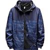 Fulidngzg Giubbotto Estivo Uomo Softshell Trekking con Cappuccio Impermeabile Leggera Montagna Sahariana Pioggia Waterproof Elegante Giacca Antivento Antivento Outdoor Giacca a Vento Impermeabile Estive