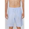 Tezenis Pantaloncini Corti In 100% Cotone Super Leggero Con Tasche Uomo Bianco