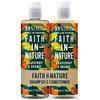 Faith in Nature Shampoo da 400 ml e conditioner 400 ml