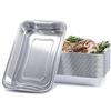 CONTITAL AS222500 Teglie Alluminio Extra-Rigide - Vaschette Monouso per Alimenti | Vassoi Alluminio Usa e Getta 5 Porzioni, Take Away Box, Teglia Microonde Linea Professionale - 40 Pezzi