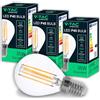 V-TAC 3x Lampadine LED Filamento P45 Attacco E14-4W (Equivalenti a 35W) - 400 Lumen - Lampadina Pallina da Golf - Massima Efficienza e Risparmio Energetico - Luce Bianca Calda 3000K