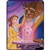 Northwest Disney Beauty & The Beast Micro Raschel - Coperta da tiro, 116,8 x 152,4 cm, True Love