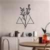 Wallity Hanah Home Elegante accessorio decorativo da parete in metallo, 70 x 50 cm, 100% metallo (1,5 mm), leggero (0,3 kg), facile da parete per decorazioni moderne