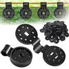 Vibbang 50Pezzi Clip in Plastica per Rete Parasole, Clips per Telo Ombreggiante con Occhiello, Clip di Plastica Multiuso Telo ombreggiante, Clip per Tendalino Antivento per Serre Giardini Agricoltura