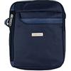 COVERI COLLECTION COVERI WORLD Borsello Uomo Impermeabile Tracolla Regolabile Porta Cellulare poliestere art CW1171 Blu 20x21x5 cm
