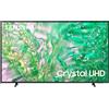 Samsung TV Crystal UHD 4K 85" UE85DU8070UXZT Smart TV Wi-Fi Black 2024, Processore Crystal 4K, 4K Upscaling, AirSlim Design, OTS Lite