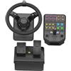 Logitech G Heavy Equipment Bundle Nero USB 2.0 Sterzo + Pedali Analogico/Digitale PC