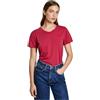 Pepe Jeans Fabiana T-Shirt, Rosso (Burnt Red), XL Donna