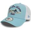 New Era A-Frame Mesh Trucker Cap - Fishing 1920 Sky Blue, blu cielo, Taglia unica