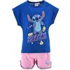 Disney Lilo And Stitch Bambina Maglietta e Pantaloncini (Rosa,6 Anni)